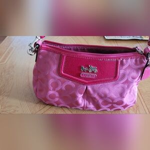 Vtg Coach Signature Sufflette Bag